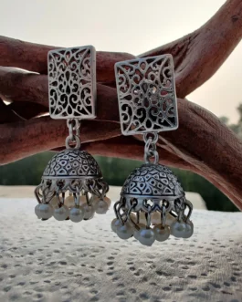 Jaali Stud Jhumkis
